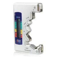 Mesee Digitaler Batterietester, Batteriemessgerät mit LCD Display für die Überprüfung der Batteriekapazität von AA, AAA, C, D, N und 9V-Knopfzellen