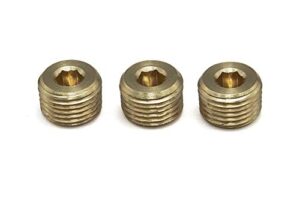 Messing Blindstopfen mit M10 x 1mm-Gewinde, präzise Passform und hohe Haltbarkeit, ideal für Anwendungen in Maschinenbau, Automatisierungstechnik und Alltagsleben als Ersatzteile