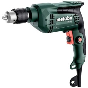 Metabo Bohrmaschine mit Vario-Elektronik, Rechts-/Linkslauf und Softgrip, inkl. Zahnkranzbohrfutter und Bohrfutterschlüssel