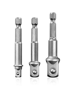 Stecknuss Adapter 1/4 Zoll SAE Sechskantschaft für Akku Bohrschrauber und Treiber
