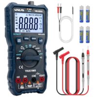 Multimeter mit 6000 Zählungen, True RMS Auto-Ranging Digital - Digitales Messgerät für professionellen und privaten Einsatz