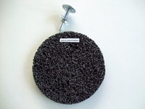 Reinigungsscheibe 150mm mit Spanndorn, ideal für Heimwerker-Aufgaben und Werkstattarbeiten