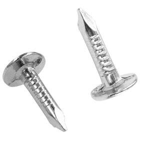 OMOTOOL Stahl Dachpappstift, verzinkte Dachpappen-Nägel für Schuppen und Pavillons, hochwertiger Kohlenstoffstahl mit Galvanisierung