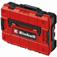 Einhell E-Case S-F Systemkoffer für Werkzeug und Zubehör, modulares System mit Stapelsystem-Funktion und Verriegelungssystem, robust und belastbar, ideal für den Transport und die Aufbewahrung von Werkzeug und Zubehör.