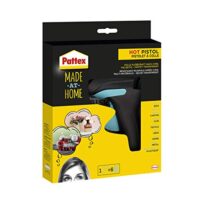 Heißklebepistole für kreative Heimwerkarbeiten, set aus 1x Klebepistole und 6x Heißklebesticks mit 11mm Durchmesser