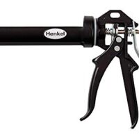 Silikonpistole aus Metall für Abdicht- und Klebeworks, professionelle Kartuschenpresse mit automatischem Nachlauf- und Schnellstopp