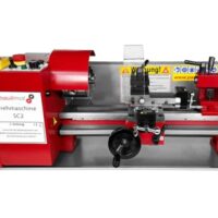 PAULIMOT Drehmaschine SIEG SC2, 500 Watt, 400 mm Spitzenweite - hochwertige Maschine für Heimwerker und Handwerker mit leistungsstarkem Motor und dynamischer Steuerung