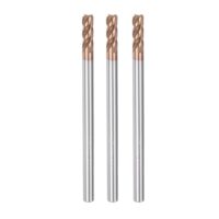 Vierkant-Nasenfräser mit 3mm Durchmesser und HRC50-Härte für CNC-Bearbeitung