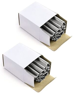 QWORK 1200 Stück Zange Clips, Hog Ring, Hühnergeflecht, Käfigdraht, Lötverbindung, Schweißen, Reparatur Clips - Hohe Qualität und vielseitig einsetzbar