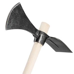 Rekord Wiedehopfhacke mit 105 cm Holz-Stiel aus Esche, zweiseitiger Kopf und Stahl-Hacke und Beil für Gartenarbeit, Ovalblatt und Doppelfunktionswerkzeug