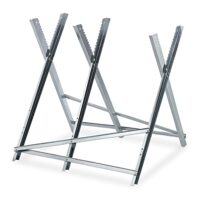 Relaxdays Sägebock - Hochwertiger Holzsägebock für die Verarbeitung von Brennholz und Scheitholz, klappbares Design aus Stahl, belastbar bis 150 kg.