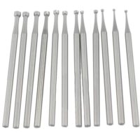 Set aus 12 Frässtiften mit offener Öffnung, ideal für Schmuckherstellung und Lapidarherstellung