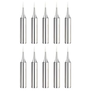 Ronoza Lötspitzen, 0,5mm Lötkolben Spitze mit Kupferkern und Plattierung, Bleifrei Löten, hohe Qualität und Vielseitigkeit