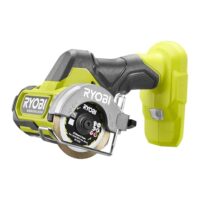 RYOBI 18 V ONE Brushless Akku-Trennsäge mit LED-Beleuchtung und G5 GripZone, kompaktes Design für Arbeiten auf engstem Raum
