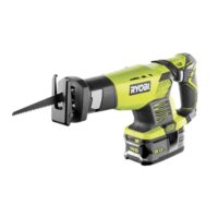 Universelle Akku-Säbelsäge RYOBI 18 V ONE+ mit Hublänge von 22mm und einer Leerlaufhubzahl von 3.100 (min−1) ohne Akku und Ladegerät