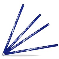 Sägeblatt-Set mit 4 HSS-Bi-Metall-Sägeblättern für Bügelsägen, Made in Germany