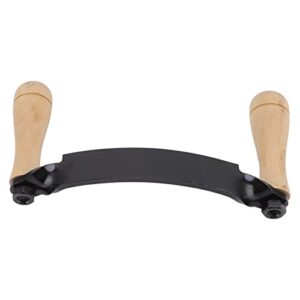 Ziehmesser für Holzbearbeitung, Wolframstahlklinge mit HRC 30, ergonomischer Holzgriff, langlebig und präzise