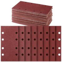 Schleifblatt Set aus hochwertigen Aluminiumoxid-Körnern, verschiedene Körnungen und Größe 93 x 185 mm