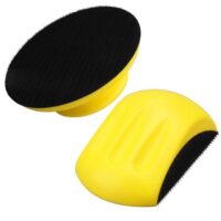 Hochwertiger 2 Stück 5 Zoll Schleifklotz Schleifblock für DIY, Holzarbeit, Basteln und Möbelrestaurierung, Handschleifer für Schleifscheiben, Handschleifblock Polier