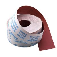 Schleifpapierrolle mit Körnung 120, handgedreht, flexibel, weiche Schleiftuchrolle für Metall, Glas, Holz, Schleifen, Polieren (1 m Länge, 95 mm Breite)