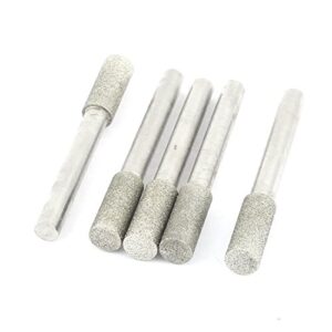 6 mm Schaft 8 mm Zylinder Kopf Schleifstifte-Bit, 5 Stück pro Packung