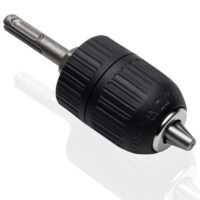 Schnellspannbohrfutter für Bohrmaschinen mit 1/2'' SDS Plus Adapter und Vielzahl an Vorteilen wie breite Anwendungsmöglichkeiten, schnelles und einfaches Wechseln von Zubehörteilen und leicht zu öffnen und schließen