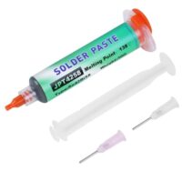 Bleifreie Lötpaste mit niedrigem Schmelzpunkt, ideal für Elektronik-Projekte wie BGA, IC, PCB, CPU, LED, SMT und andere elektronische Komponenten.