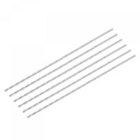 Sourcing Map 6 Stk. HSS Spiralbohrer (Hoch schnell Stahl) extra lange Spiralbohrer 2,5mm Durchmesser 200mm für Heimwerker und Profis