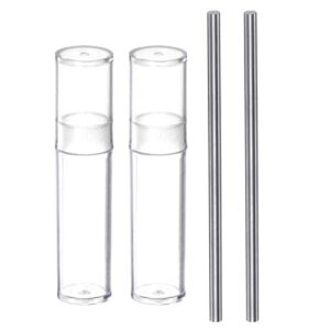 Sourcing Map Messgerät, Klasse X Stahlstift, 2mm Durchmesser, Metrische Toleranz ±0.001mm, Stecker Messstift