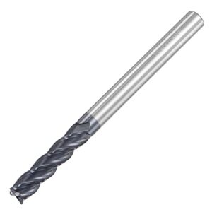 Schaftfräser mit quadratischem Kopf, 8 mm Spitzendurchmesser und Vollhartmetall-AlTiN-Beschichtung für CNC-Fräsen