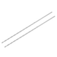 Spiralbohrer aus Hochgeschwindigkeitsstahl (HSS) mit 2,5 mm Bohrdurchmesser und 160 mm Länge für Nichteisenmetalle und harte Kunststoffe