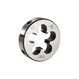 Hochwertige Runde Schneideisen Maschinensystem mit Rechtsgewinde-Matrize für Legierungsstahl M18 X 1, perfekt für Gewindebearbeitung in harte Materialien wie Metall und Herstellung neuer Gewinde in weichem Material wie Kunststoff