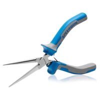 SPEEDWOX Spitzzange, 6 Zoll Mini-Spitzzange mit extra langer Spitze und dünnen flachen Backen, präzisionsdraht-Schlaufen und Federzunge für Schmuckherstellung und Werkzeug zur Handhabung von Drähten
