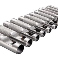 Spurtar 12-teiliges Loch-Set aus Stahl, geeignet für Leder, Leinwand, Papier und Stoff, verschiedene Größen von 1/8'' bis 3/4'' (3-19 mm)