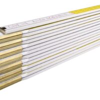 Hochwertiger Zollstock mit metrischer Schnellablese-Skala, ideal für Heimwerker und Handwerker