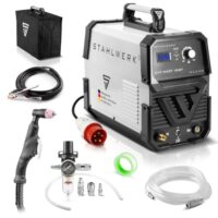 STAHLWERK Plasmaschneider CUT 60 ST IGBT - Plasmaschneidgerät mit 60 A, bis 24 mm Schneidleistung, für lackierte Bleche & Flugrost geeignet, mit HF-Zündung & Überhitzungsschutz