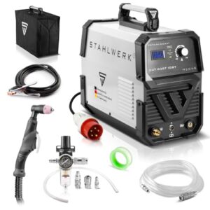 STAHLWERK Plasmaschneider CUT 60 ST IGBT - Plasmaschneidgerät mit 60 A, bis 24 mm Schneidleistung, für lackierte Bleche & Flugrost geeignet, mit HF-Zündung & Überhitzungsschutz