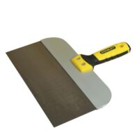 Stanley Breitspachtel mit 200 mm Klingenlänge und Griffkappe aus Zinklegierung. Das Werkzeug besteht aus rostfreiem Stahl und ist ideal für das Schneiden von Holz und anderen Materialien.