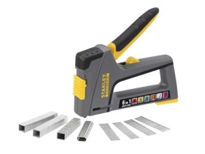 Handtacker für Holz 6-in-1, Tacker für alle Materialien, Stanley FatMax TR75 6-in-1, rückschlagsfrei