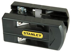 Stanley Kantentrimmer zum Bearbeiten von Kanten auf verschiedenen Materialien, 12.7 mm bis 25.4 mm Plattenstärke, zwei Klingen und verstellbare Klinge
