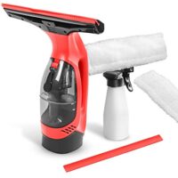 STARK Akku-Fenstersauger WC 2000 HOME, Set mit abnehmbarem Wassertank und Sprühflasche für Reinigung von Fenstern, Spiegeln und Duschwänden