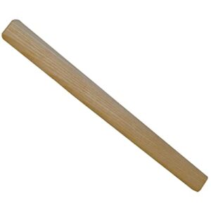 Komfortabler Hammerstiel aus hochwertigem Eschenholz für 500 g Hammerkopf, 318 mm Hammergriff Holz, Ersatzstiel für Hammer, Made in Germany