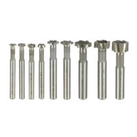 T-Nut Fräser für Metallbearbeitung, Keilnut Werkzeug, HSS Schaftfräser 8-20mm
