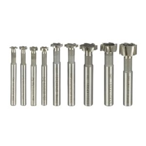 T-Nut Fräser für Metallbearbeitung, Keilnut Werkzeug, HSS Schaftfräser 8-20mm