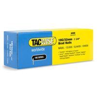 TACWISE 1712 Stauchkopfnägel Brad Typ 18G / 32 mm, verzinkt, Silberfarbe, 4000 Stiftnägel im Set