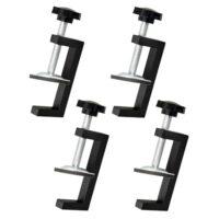Tischklemme Kit, 4 Stück G-Klemme mit verstellbaren Schraubzwingen, universell für Schlafzimmer, Küche und Badezimmer
