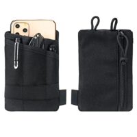 EDC Pouch, Mini Geldbörse und Taschenlampe in einem Organizer für Männer. Vielseitiges und effizientes Design mit fünf Taschen.