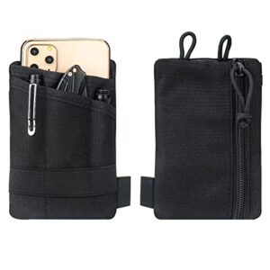 EDC Pouch, Mini Geldbörse und Taschenlampe in einem Organizer für Männer. Vielseitiges und effizientes Design mit fünf Taschen.