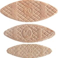 Buchenholz Verbindungskekse für Holzbearbeitung, Tischlerei und Möbelbau - Trend 100-teiliges Sortiment (Nr. 0, 10, 20)