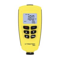 TROTEC Lackmessgerät BB20 - Lackschichten Messgerät für Auto - Messbereich 0 bis 1.250 µm, Speicher für 400 Messwerte, USB